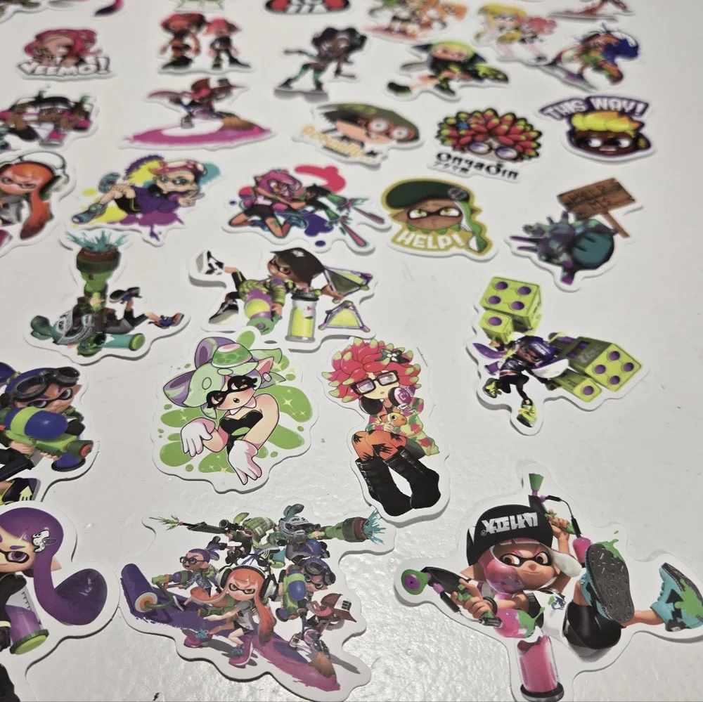 50 Platoon Video Game Character Stickers New In Plastic Seal